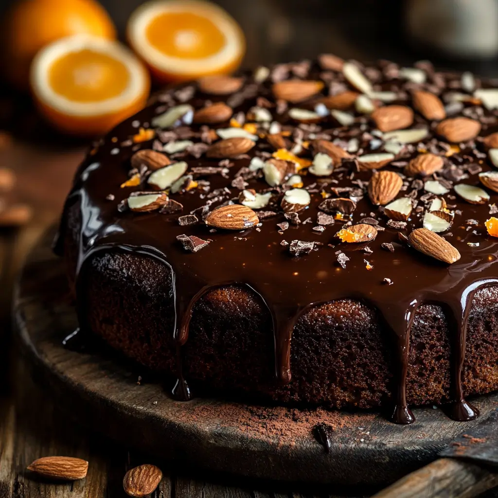 chocolate orange almond cake recipe